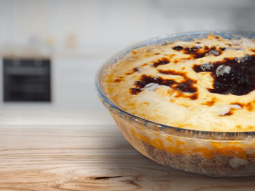 empadão de batata doce e carne
