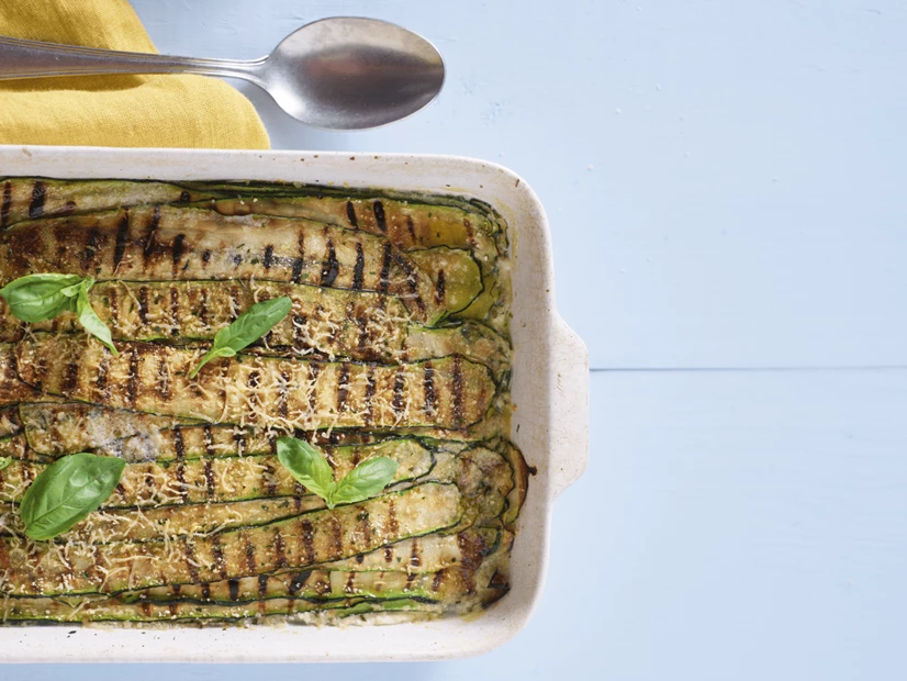 Gratinado de Courgette e 3 Queijos