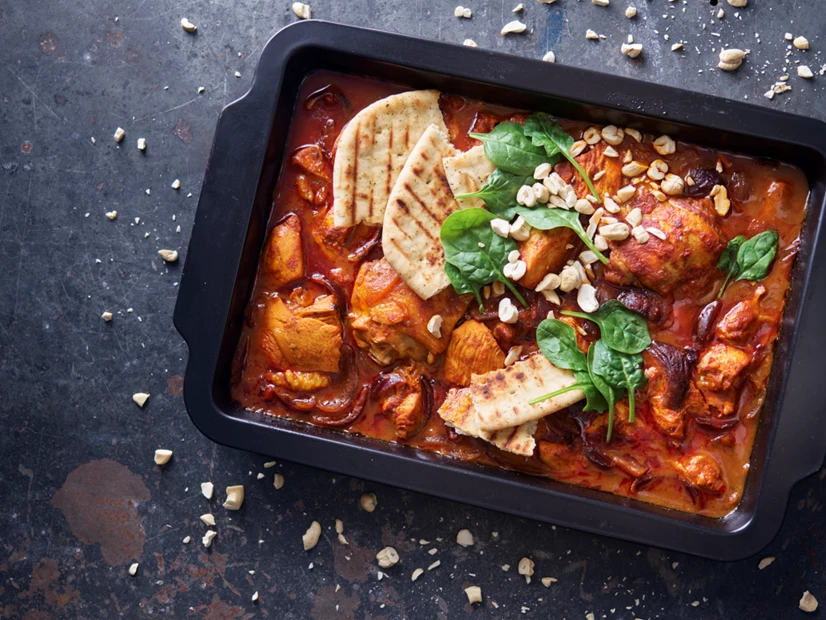 tandoori de frango e cajus