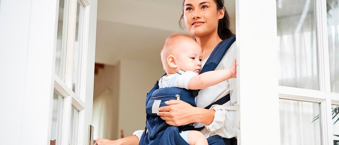 Sair de casa com recém nascido