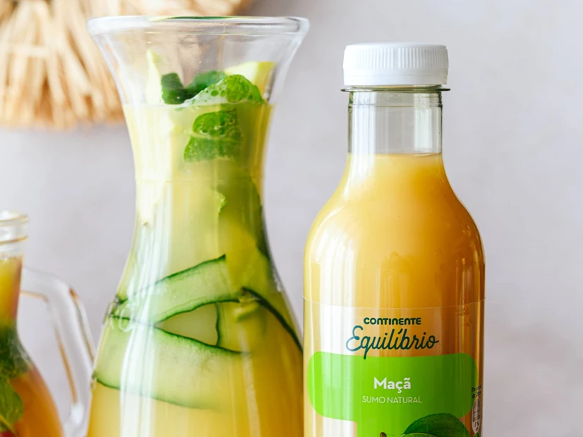 Cocktail de Maçã e Pepino (sem álcool)