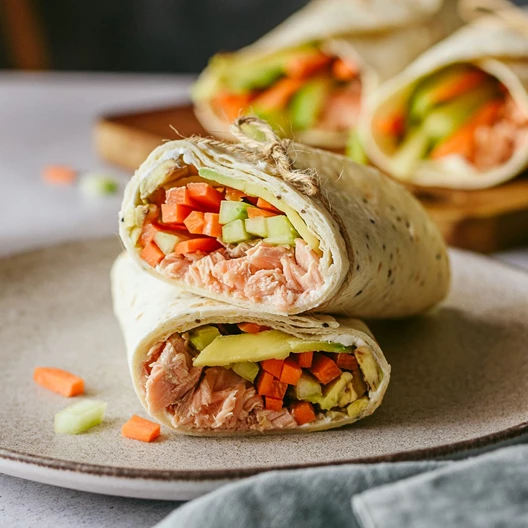 Wraps de Salmão