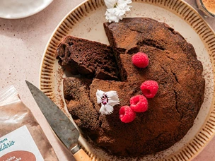 Bolo de Alfarroba e Banana