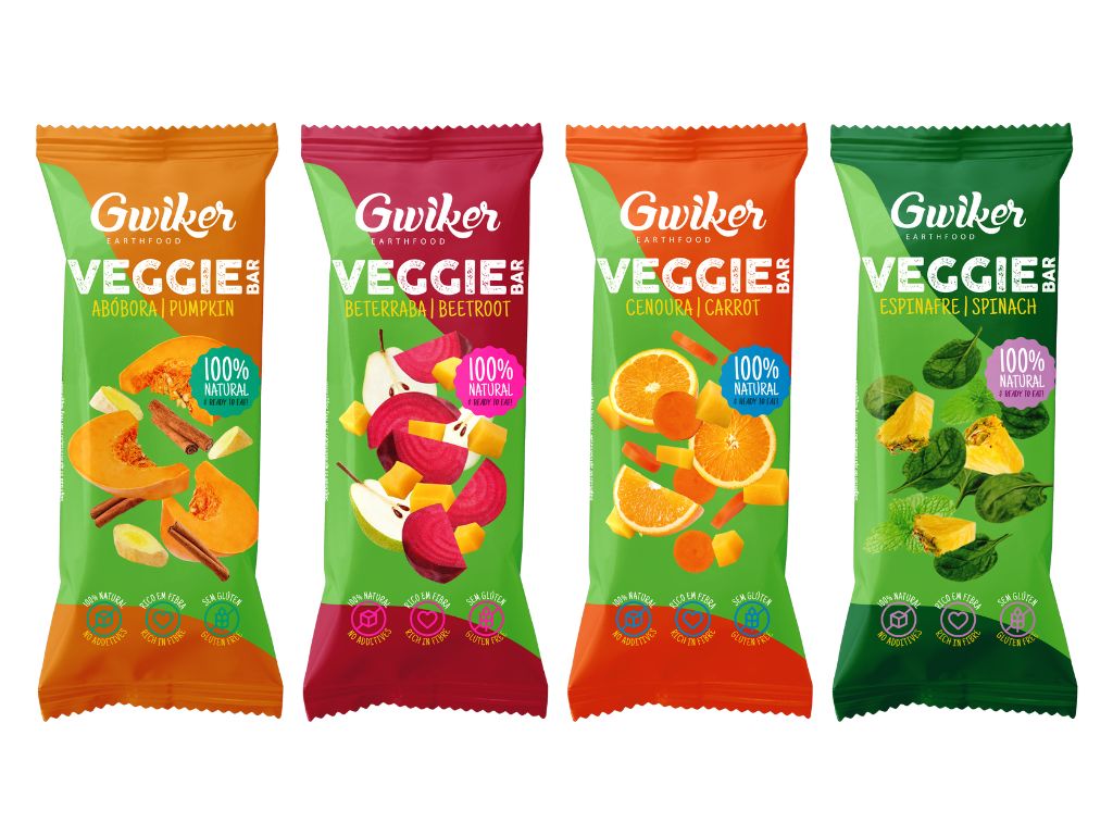 Barras de legumes Gwiker