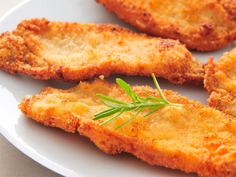 Bifes de Frango ou Peru Panados